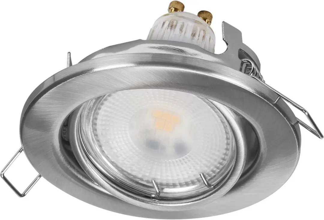 Osram Spot Set Inbouwspot GU10 4,5W 2700K - 3 Stuks - Satijn Nikkel