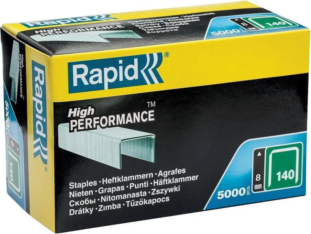Rapid Nr. 140 Vlakdraadnieten 8mm - 5000 Stuks