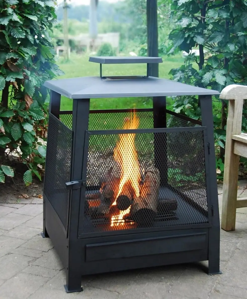 Esschert Design Pagoda Buitenhaard - Zwart