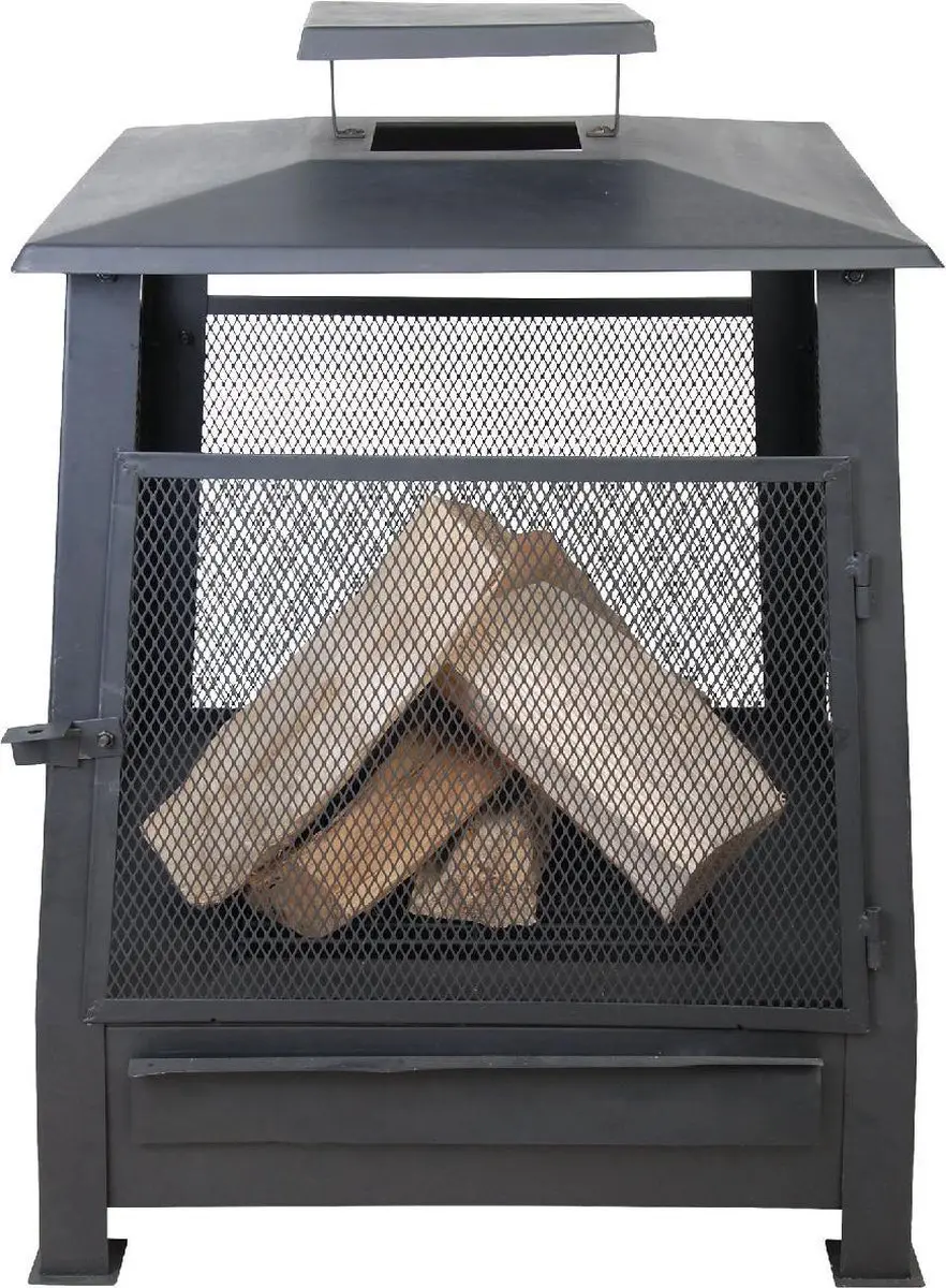 Esschert Design Pagoda Buitenhaard - Zwart