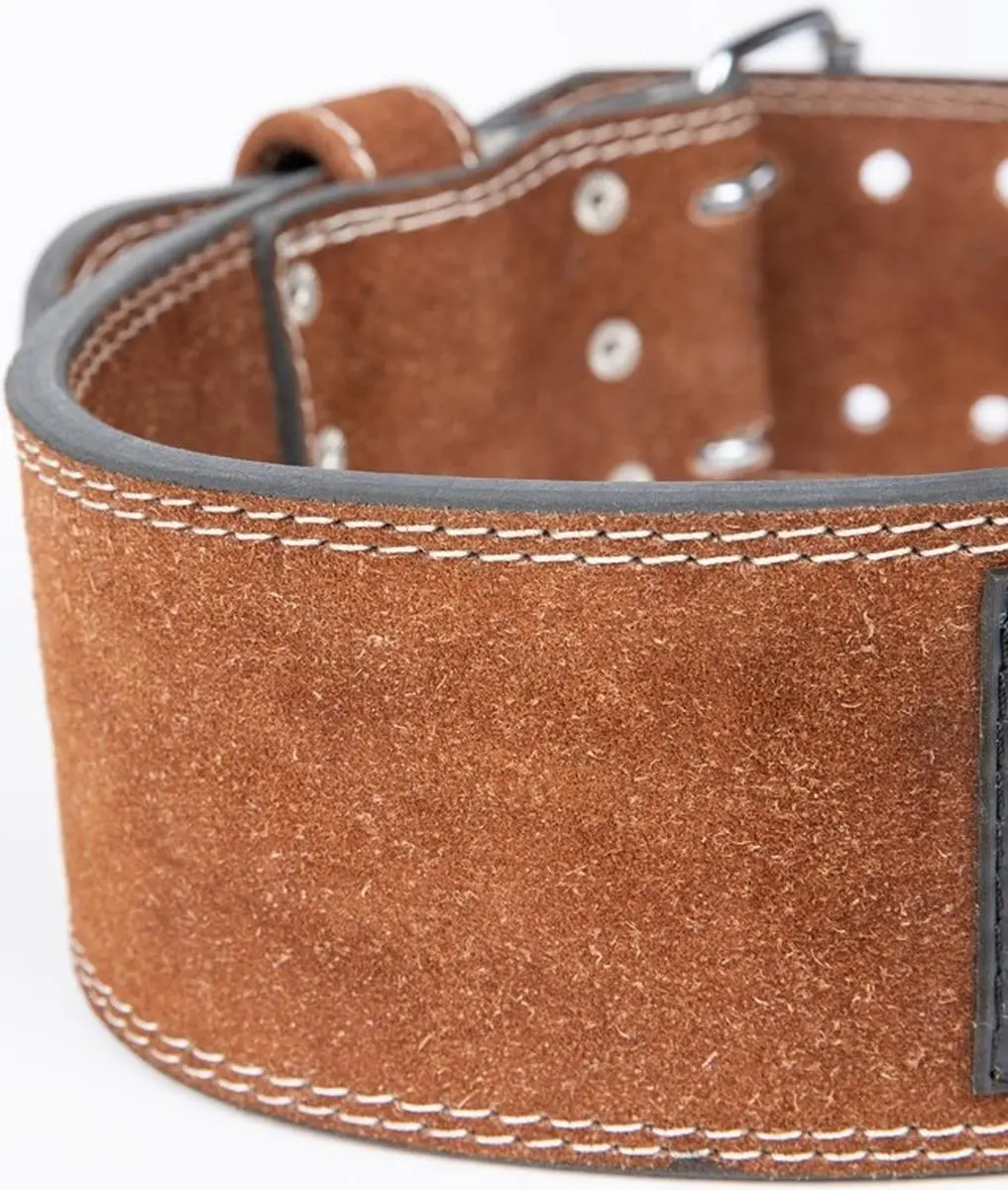 Gorilla Wear Leren Lifting Belt 4 Inch - Bruin - S/M