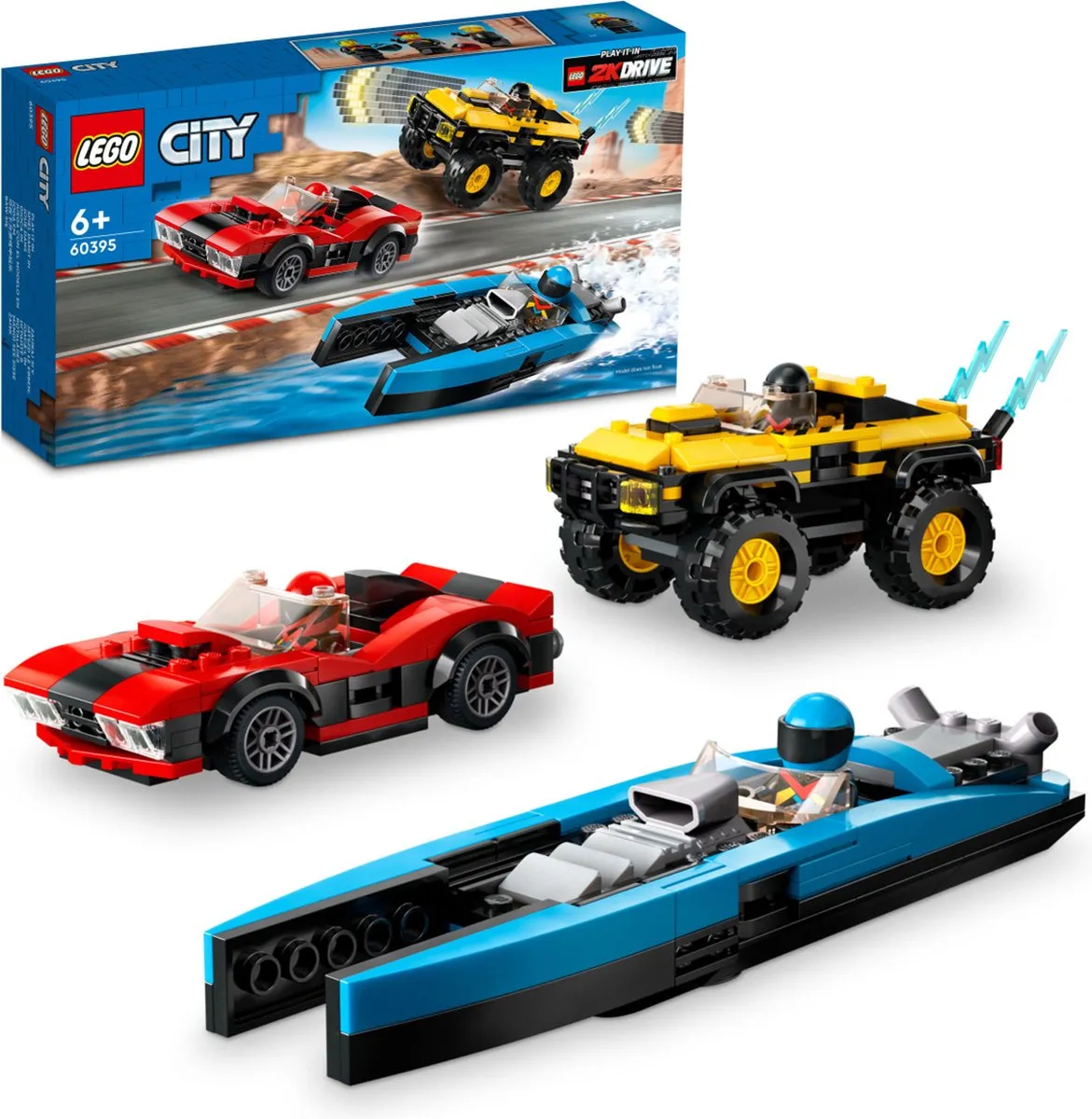 LEGO City Combo-Racepakket 60395 - 362 Stukken