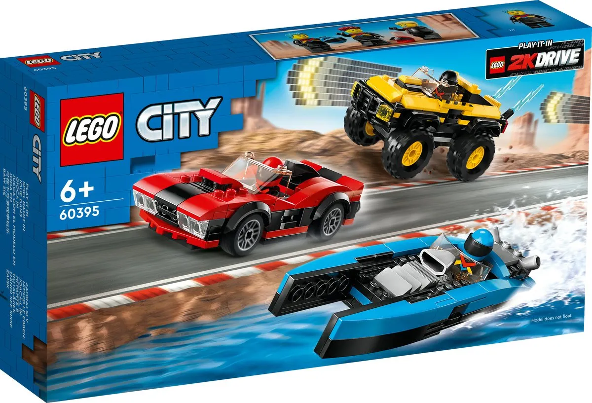 LEGO City Combo-Racepakket 60395 - 362 Stukken - afbeelding 6 van 6