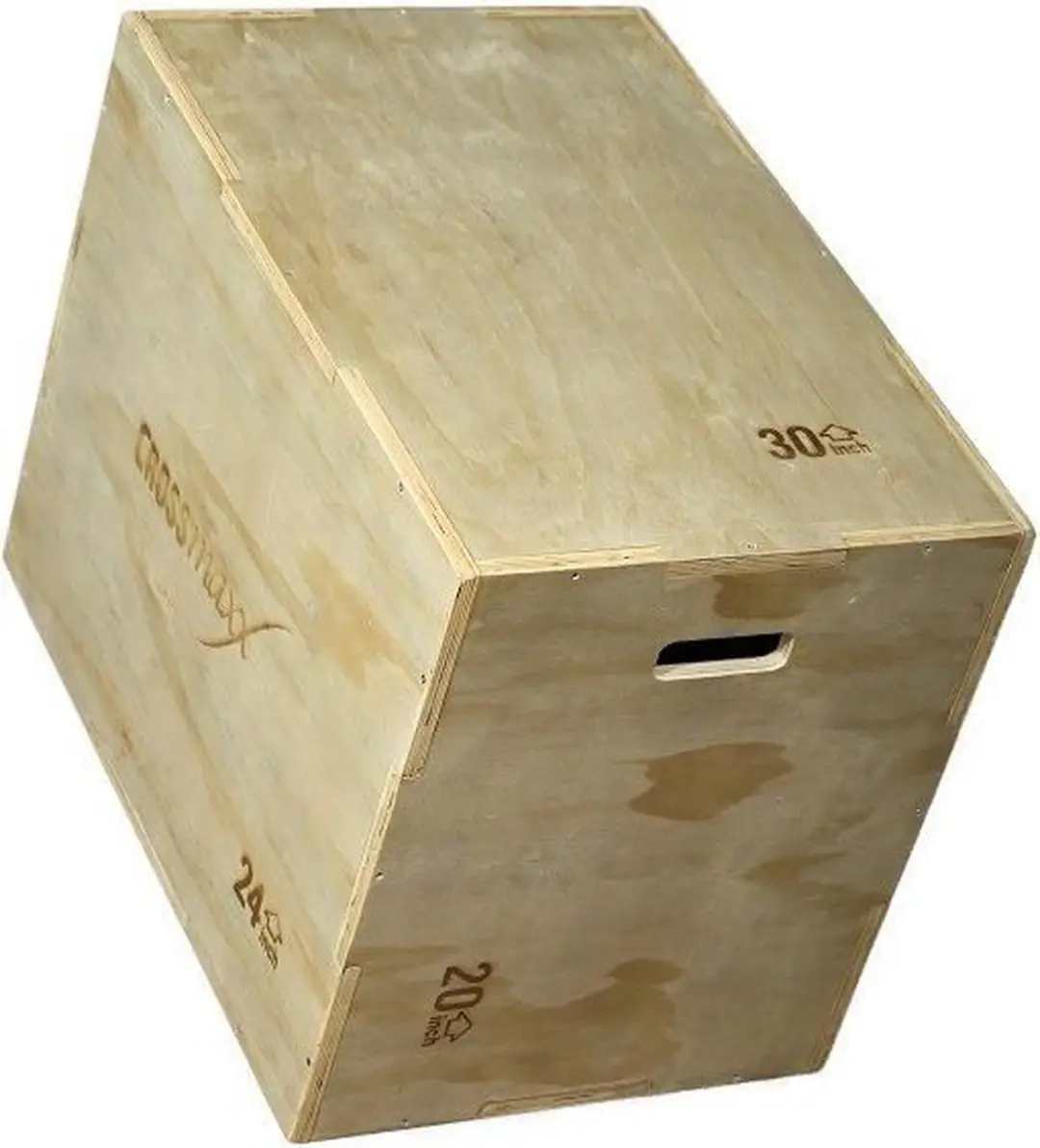 LifeMaxx Crossmaxx Houten Plyo Box LMX1296 - Bruin