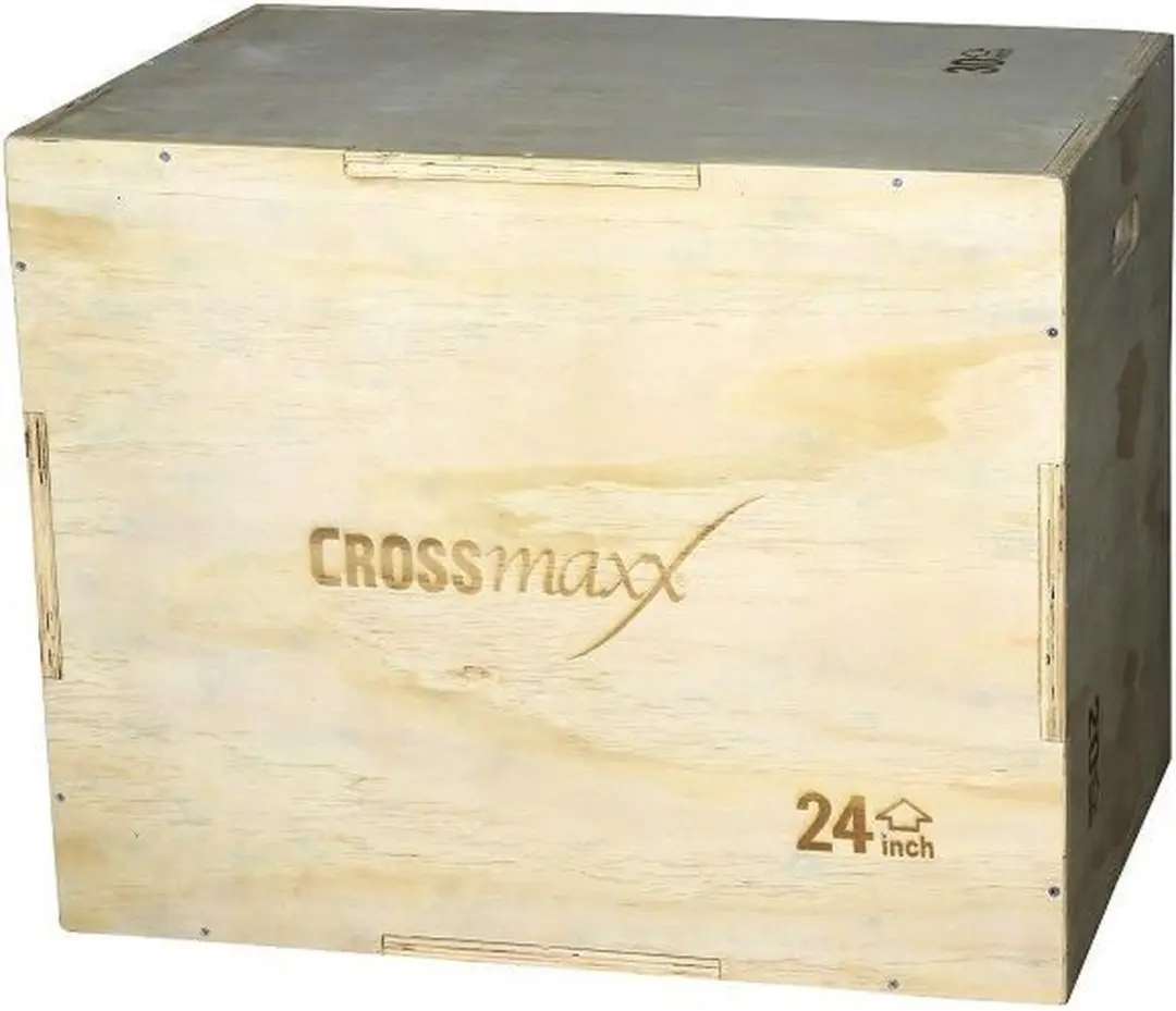 LifeMaxx Crossmaxx Houten Plyo Box LMX1296 - Bruin