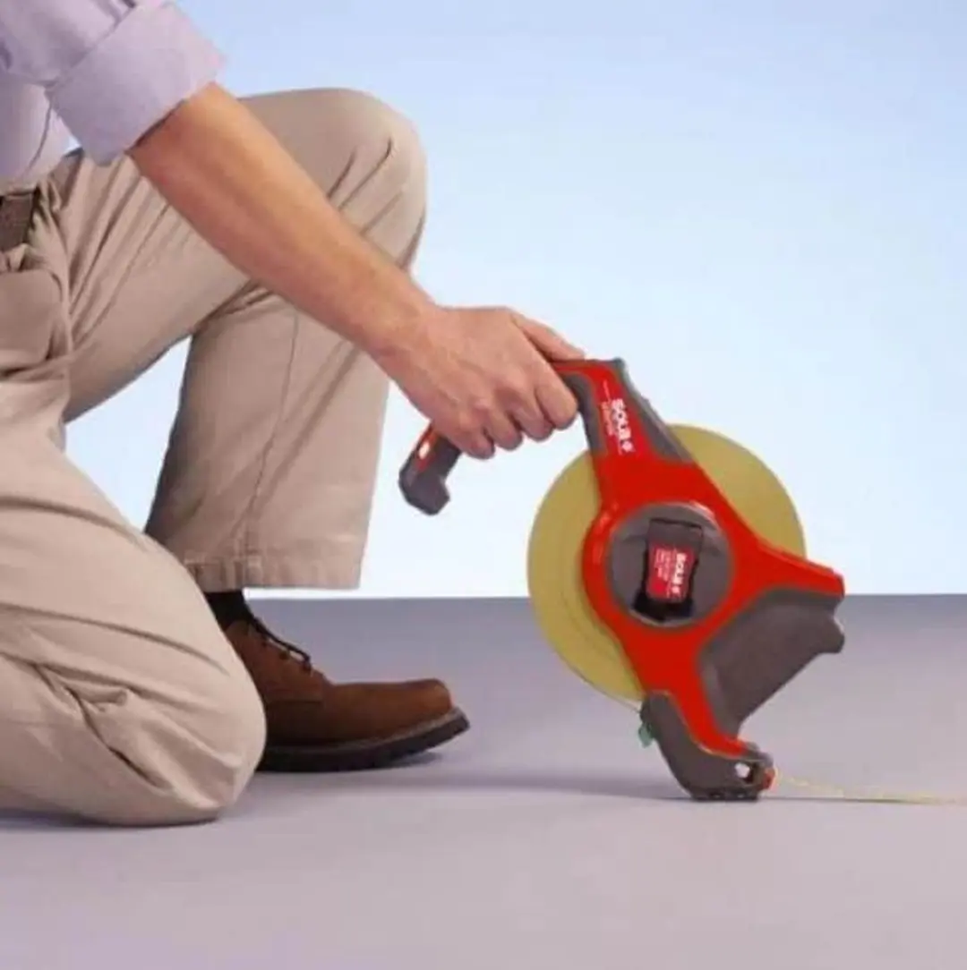 Sola Surveyor 50m Landmetermaat - Rood/Grijs