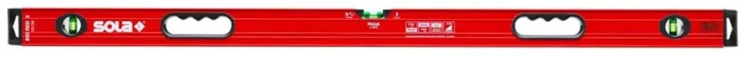 Sola Big Red 3 Waterpas 120cm - 01219401 - Rood
