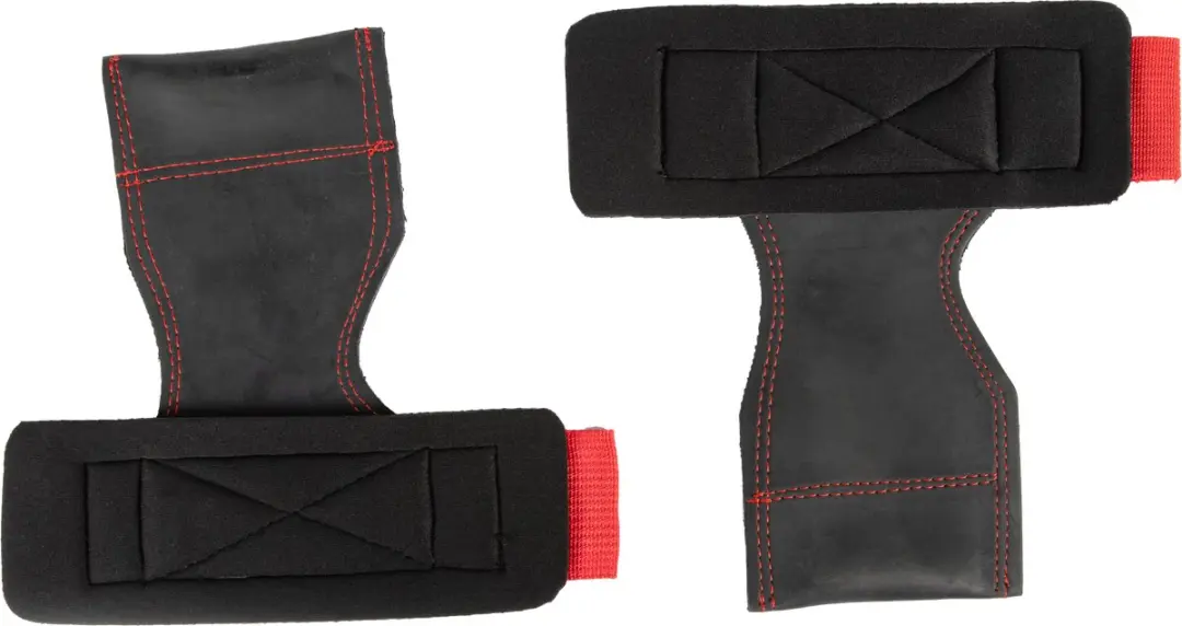 Gorilla Wear Lifting Grips - 1 Paar - Zwart/Rood