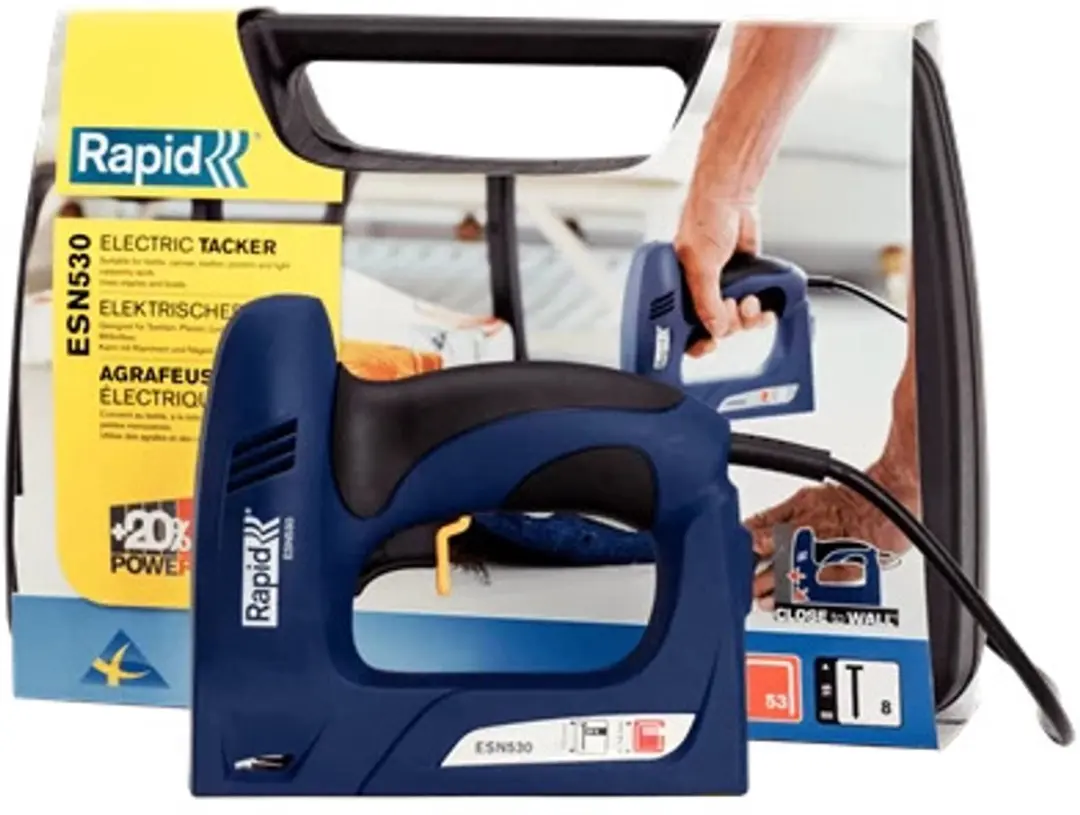 Rapid ESN530 Elektrische Tacker - Blauw/Geel