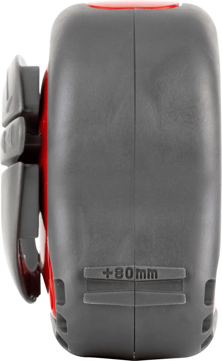 Sola Popular PP Rolmaat 8m x 25mm - 50024401 - Rood/Grijs