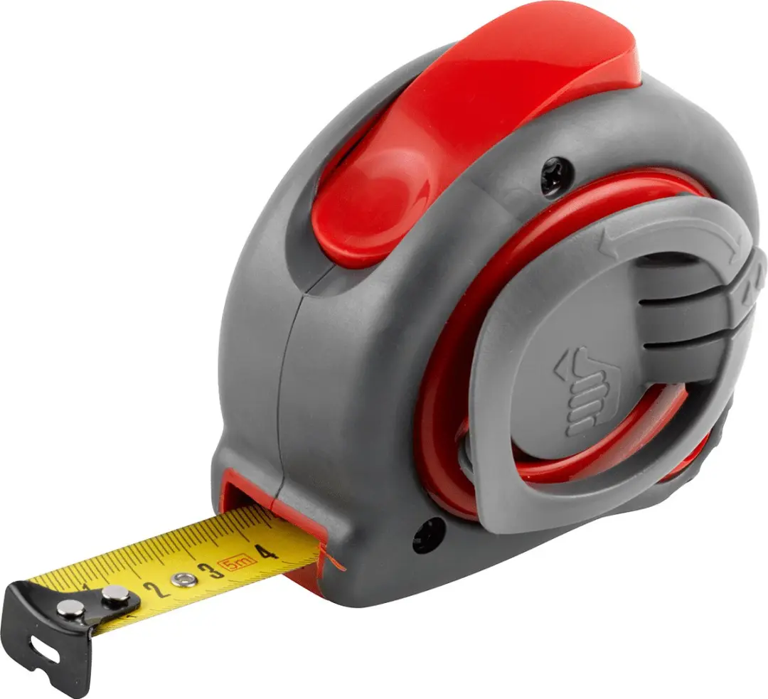 Sola Popular PP Rolmaat 8m x 25mm - 50024401 - Rood/Grijs - afbeelding 6 van 6