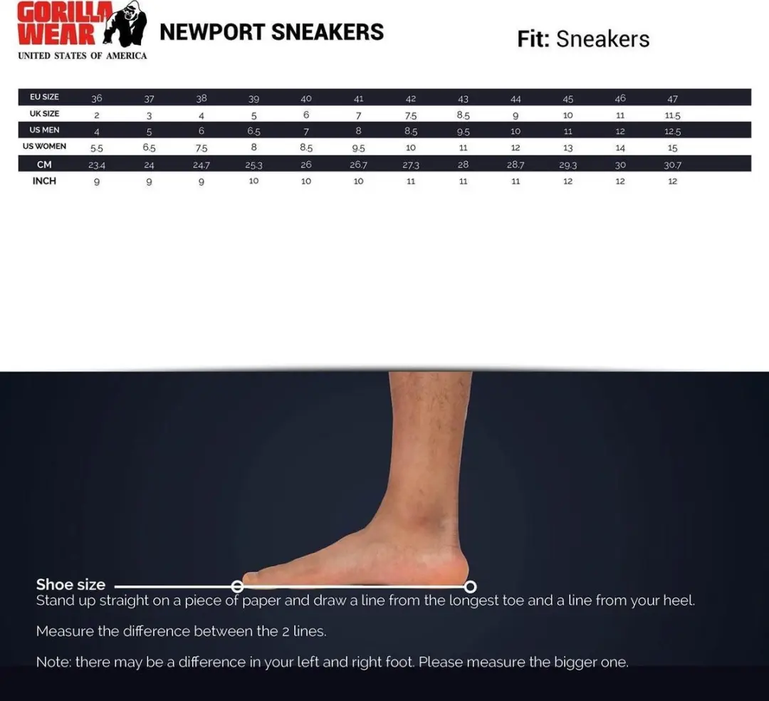 Gorilla Wear Newport Sneakers 41 - Beige