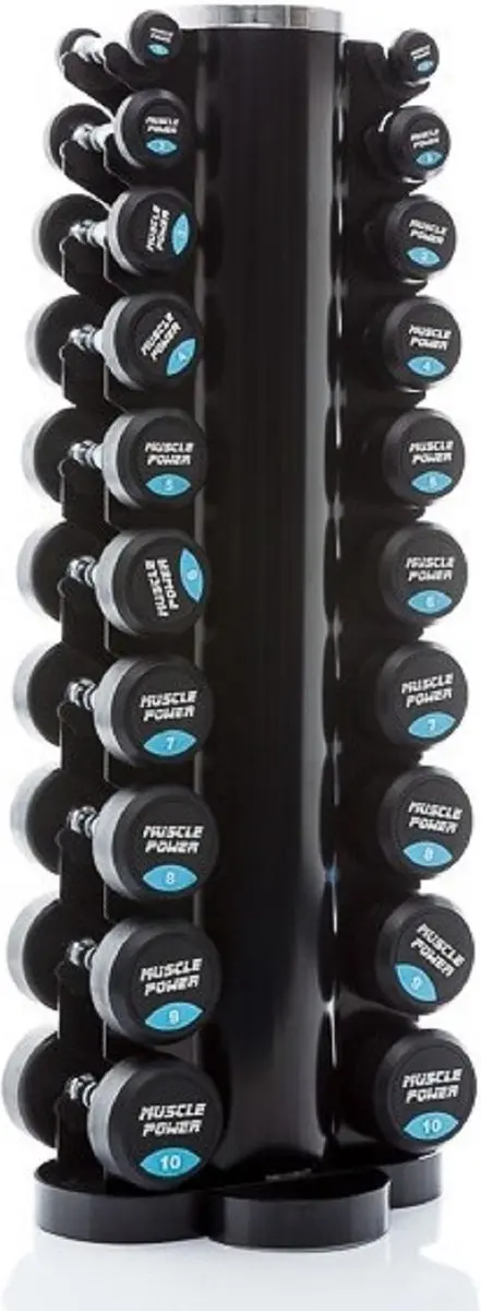 Muscle Power Dumbbel Toren - Zwart