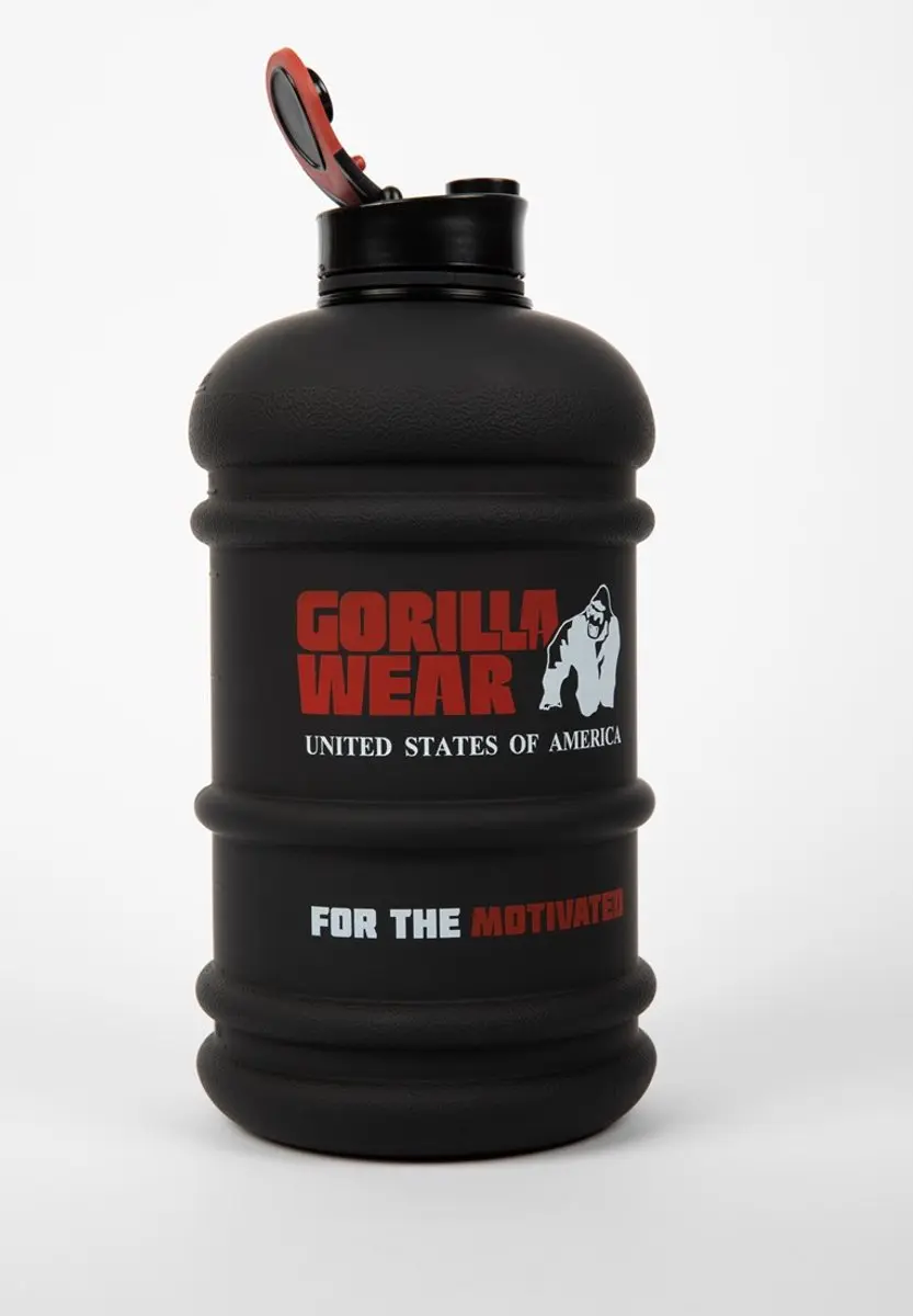 Gorilla Wear Waterfles 2,2L - Zwart