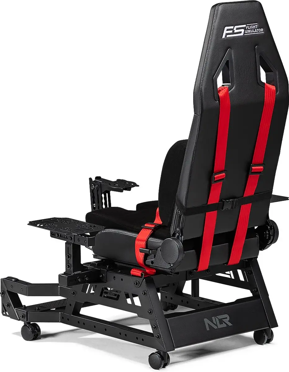 Next Level Racing Flight Seat Pro NLR-S033 - Zwart/Rood