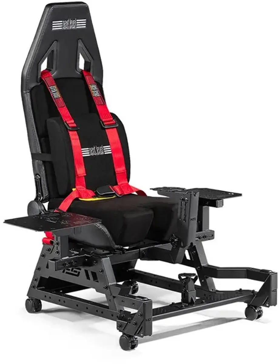 Next Level Racing Flight Seat Pro NLR-S033 - Zwart/Rood