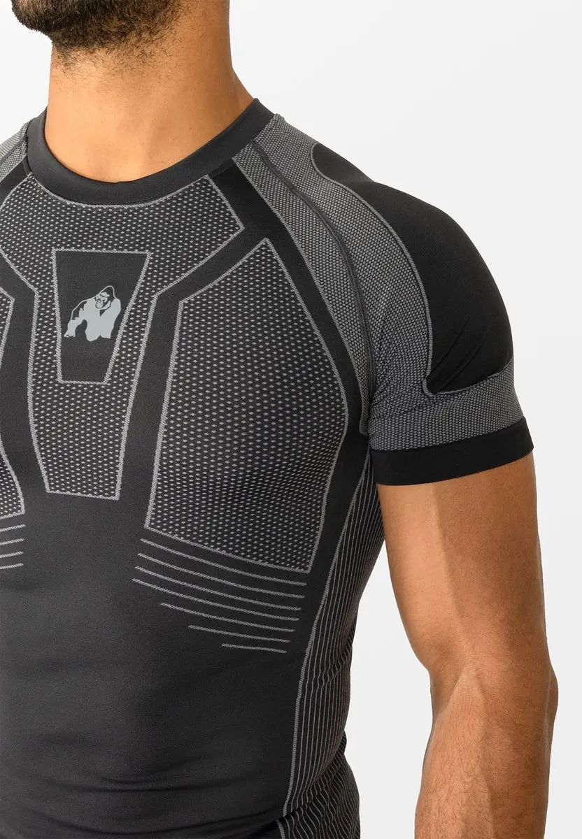Gorilla Wear Arcata Seamless T-shirt - Donkergrijs XL
