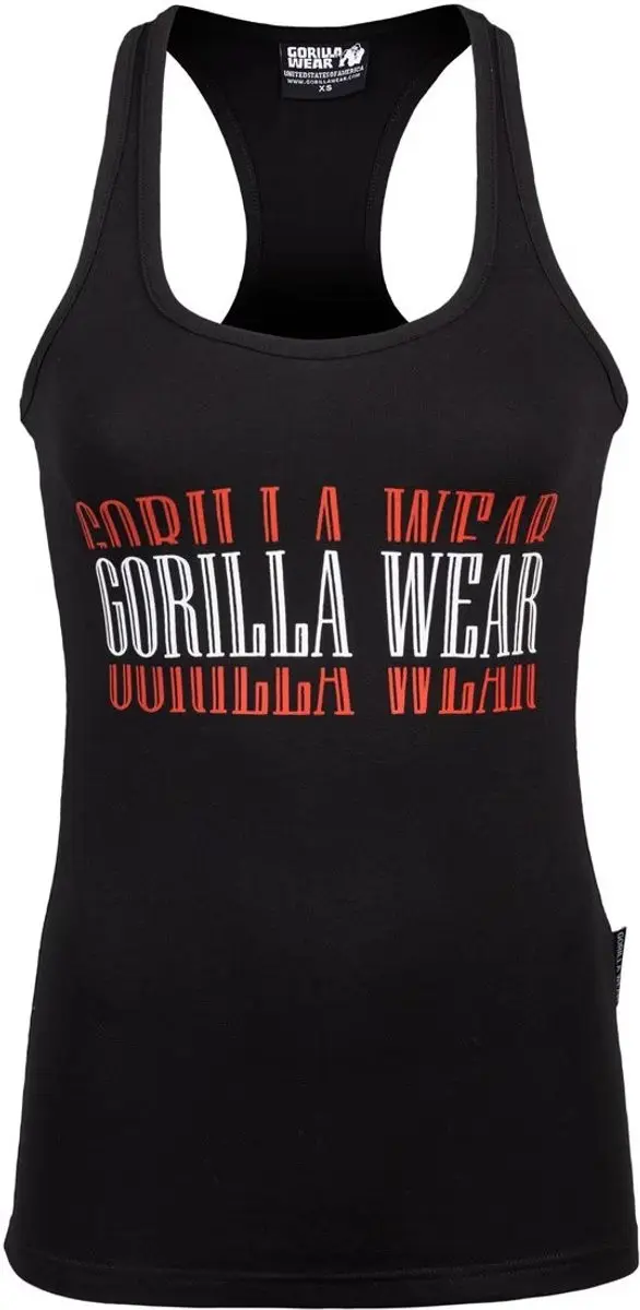 Gorilla Wear Verona Tanktop - Zwart - XL