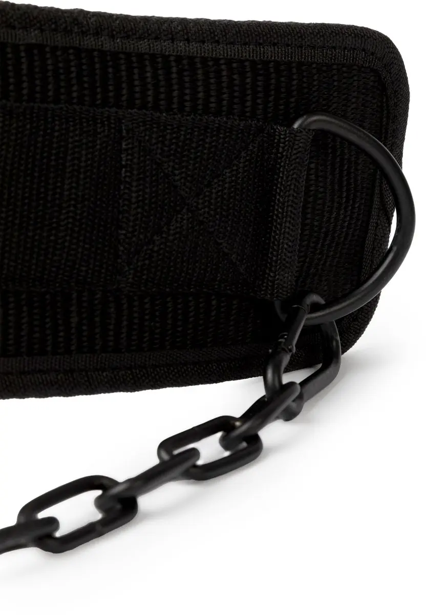 Gorilla Wear Nylon Dip Belt - 105cm Ketting - 100kg - Zwart