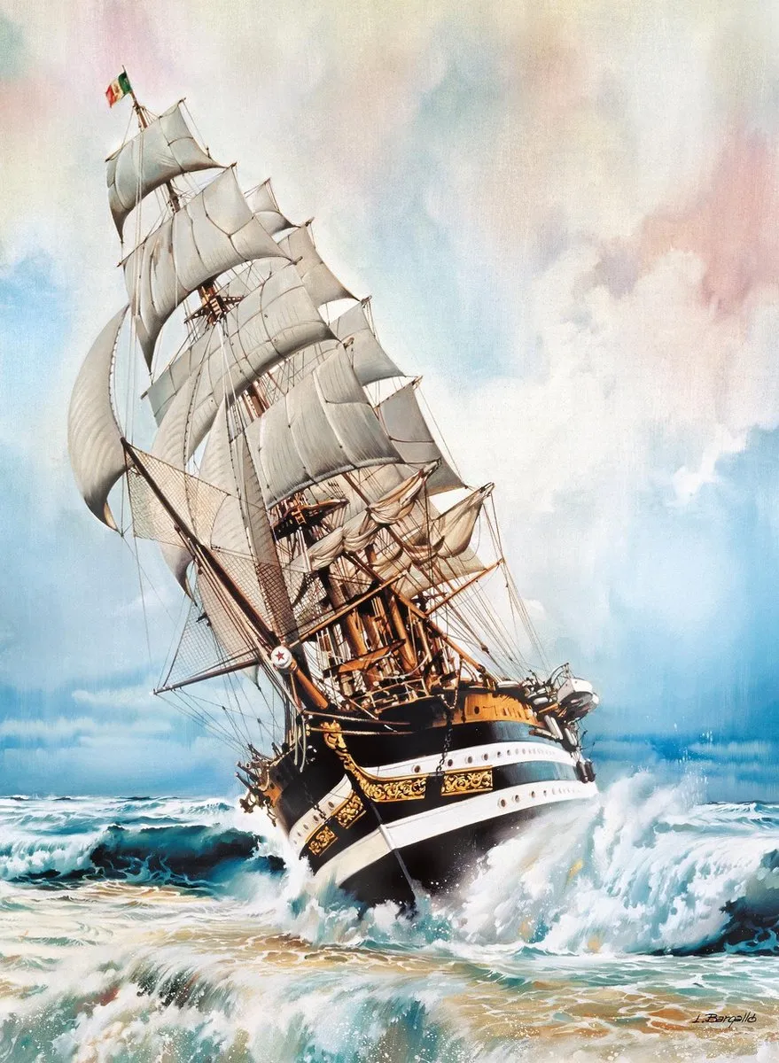 Clementoni Amerigo Vespucci Puzzel 1000 Stuks - Multikleur - afbeelding 6 van 6