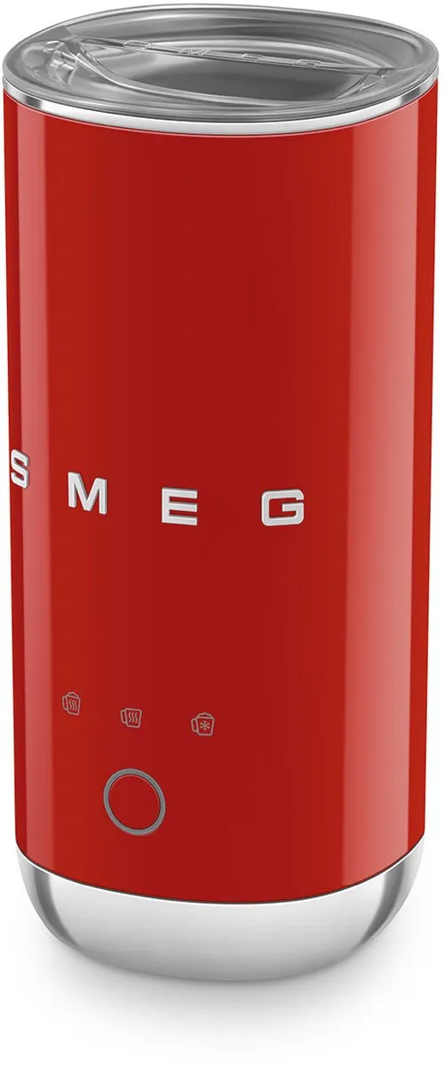 Smeg MFF02RDEU Melkopschuimer - 500W - 180ml - Rood