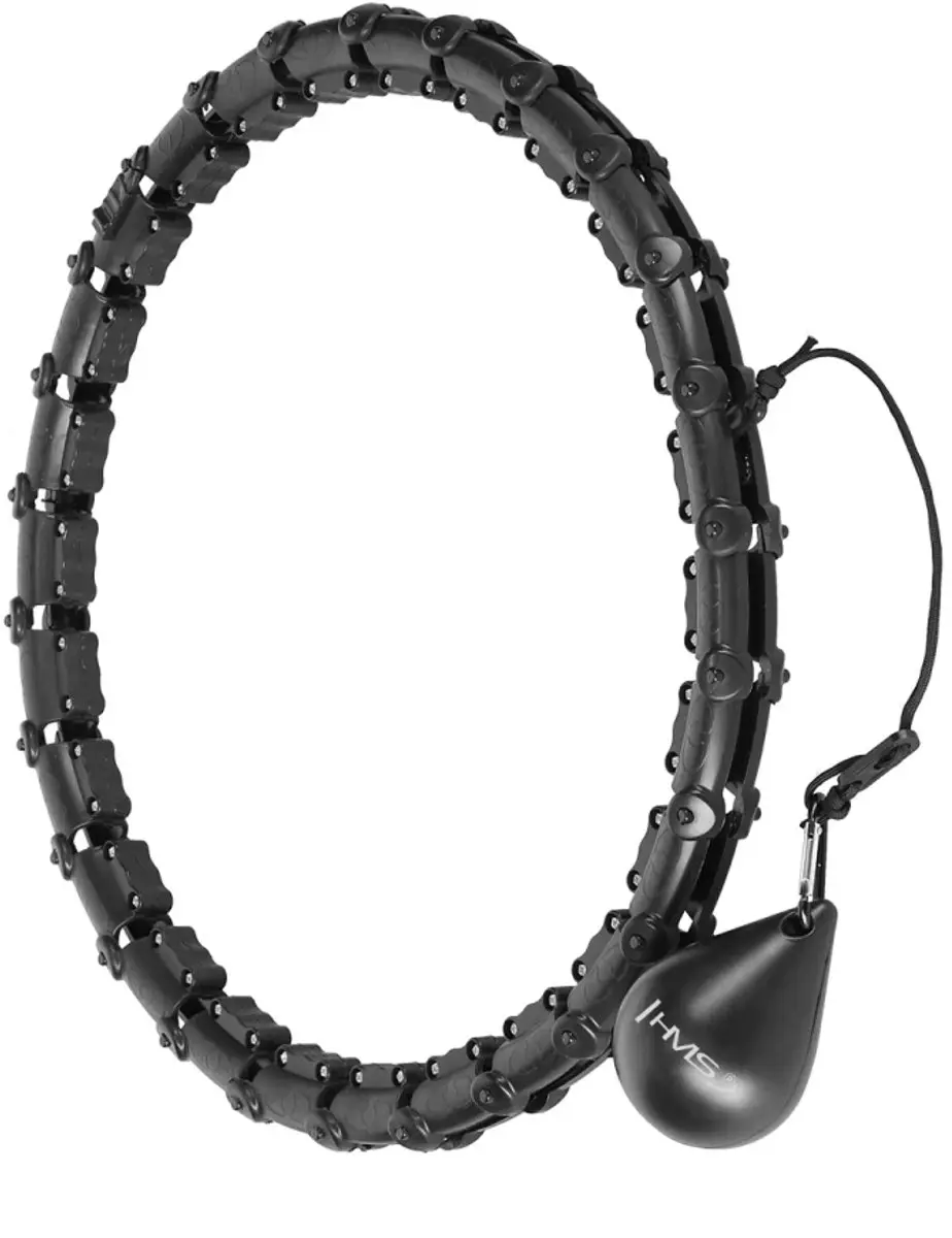 HMS Fitness Hoelahoep Plus Size 25cm - Zwart