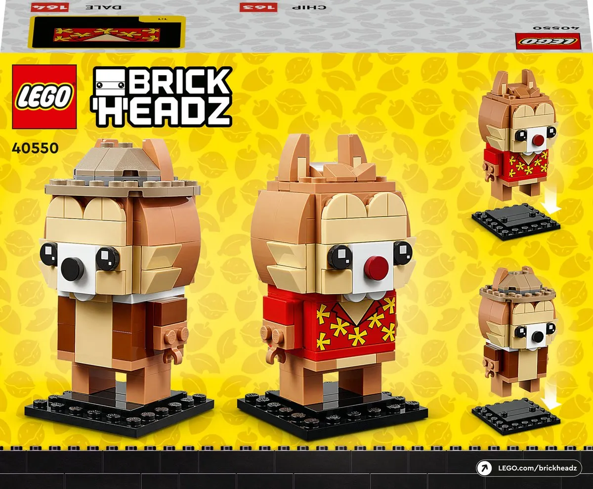 LEGO Brickheadz Knabbel en Babbel 40550