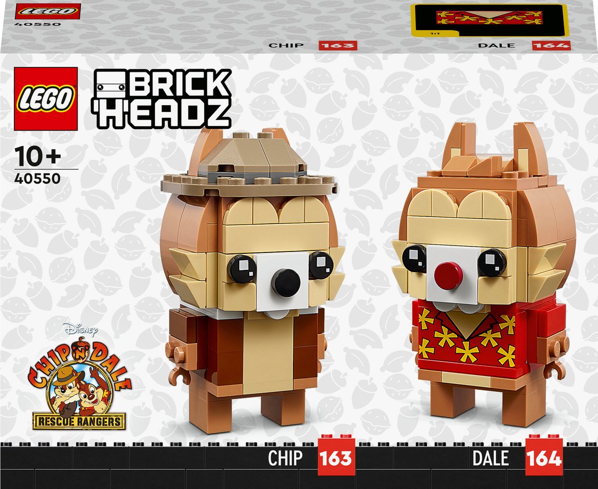 Lego 40550 Brickheadz Knabbel en Babbel