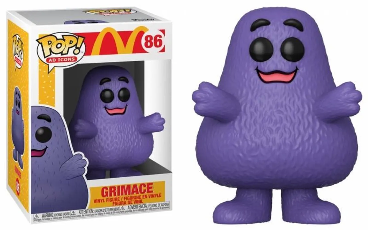 Funko Grimace McDonald's Pop! Figuren - Ad Icons #86 - 10cm - Multi - afbeelding 2 van 4