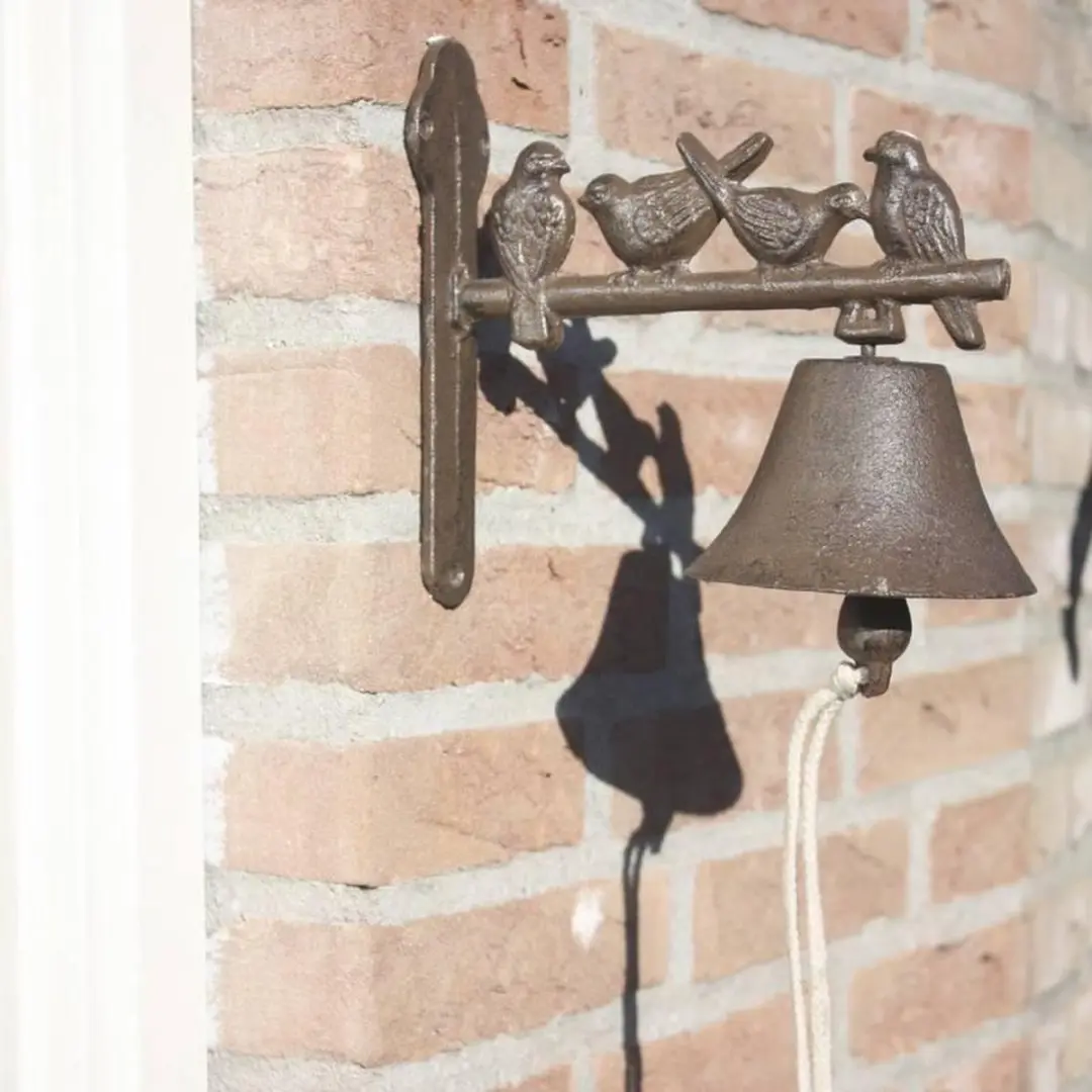 Esschert Design Deurbel Vogels TA-54 - Bruin