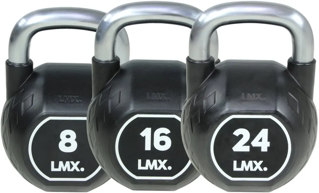 LifeMaxx LMX CPU Kettlebell 20 kg - Zwart/Zilver