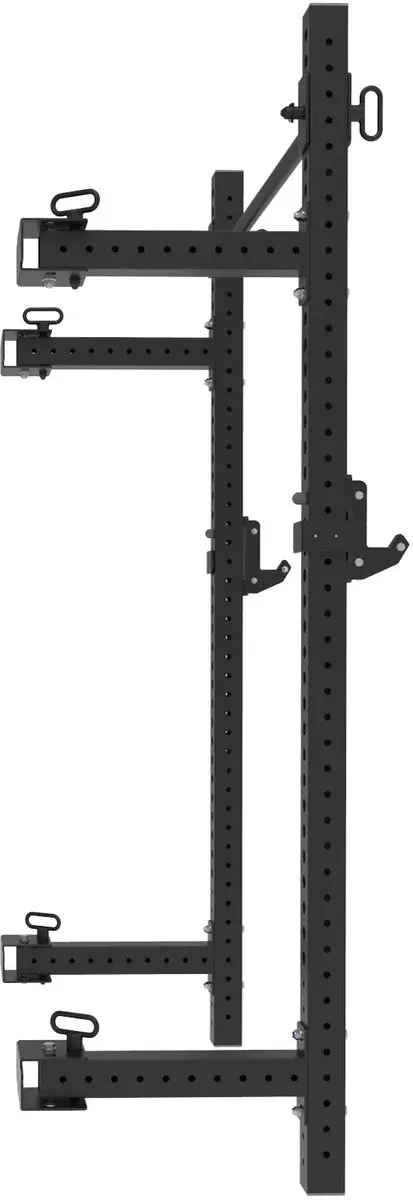 LifeMaxx Crossmaxx XL Foldable Squat Rack - Zwart