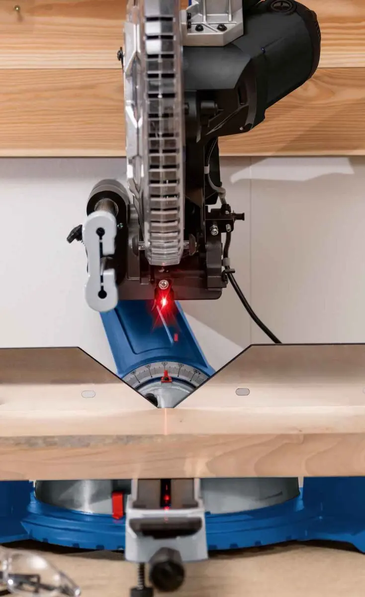 Scheppach HM305SL Afkortzaag 2000W - Ø305mm - 48T Zaagblad