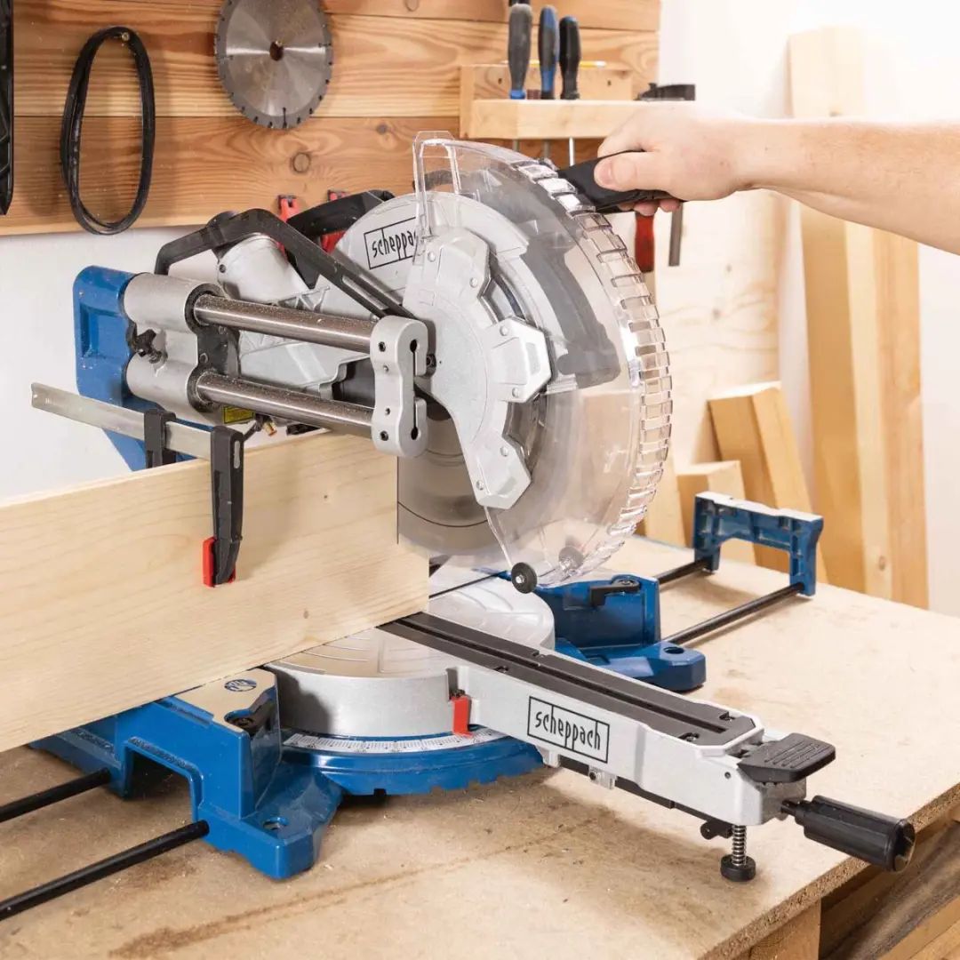 Scheppach HM305SL Afkortzaag 2000W - Ø305mm - 48T Zaagblad