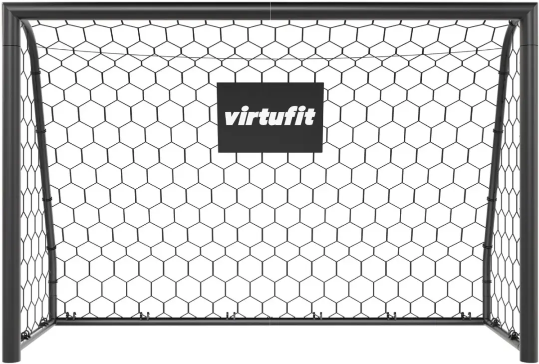 Virtufit Voetbaldoel Premium 180x120cm - Zwart - afbeelding 6 van 6
