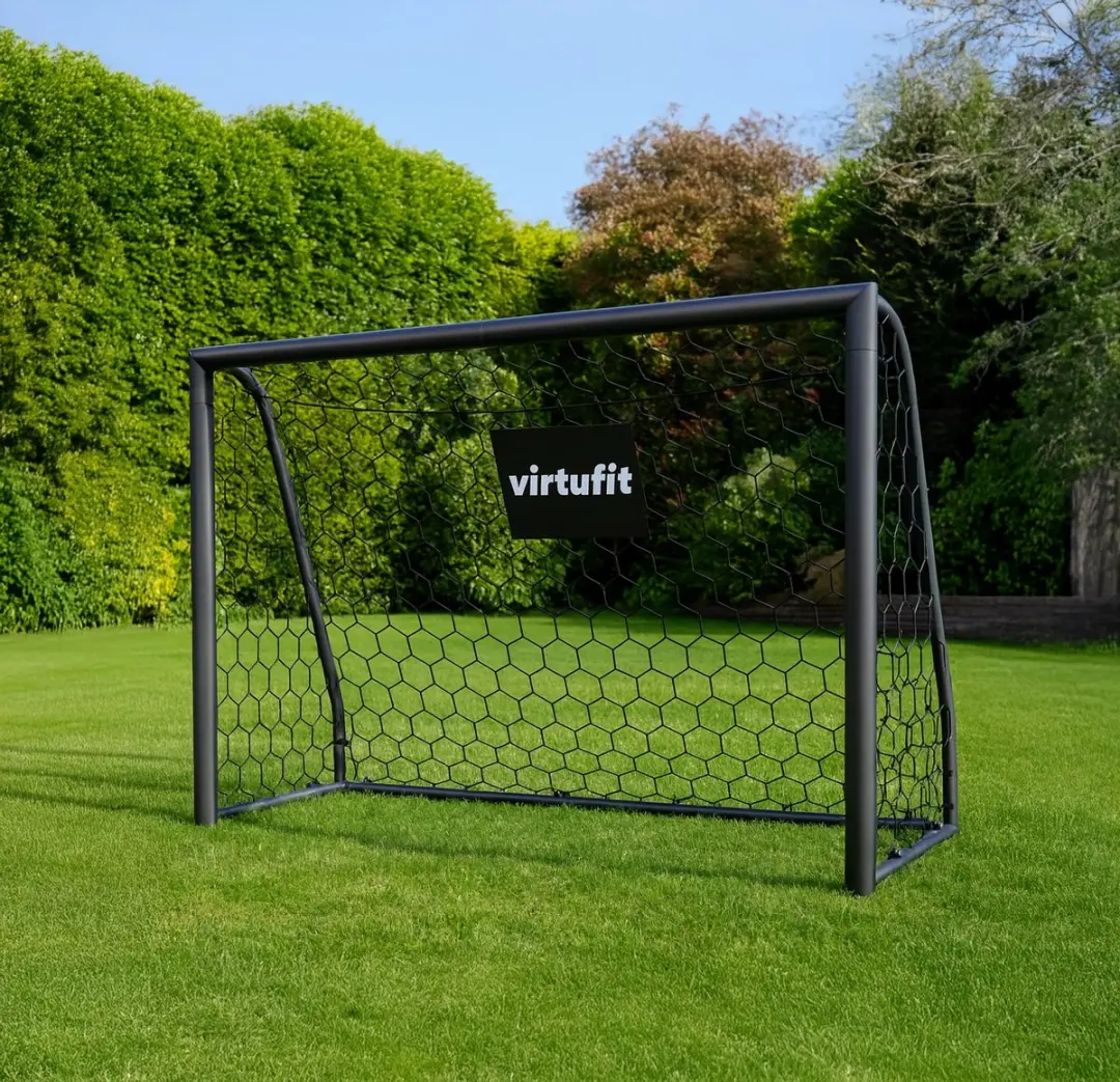 Virtufit Voetbaldoel Premium 180x120cm - Zwart