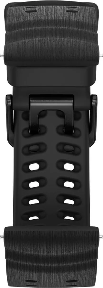 Polar Sport Horlogeband 22mm Siliconen - Zwart - S/M & M/L