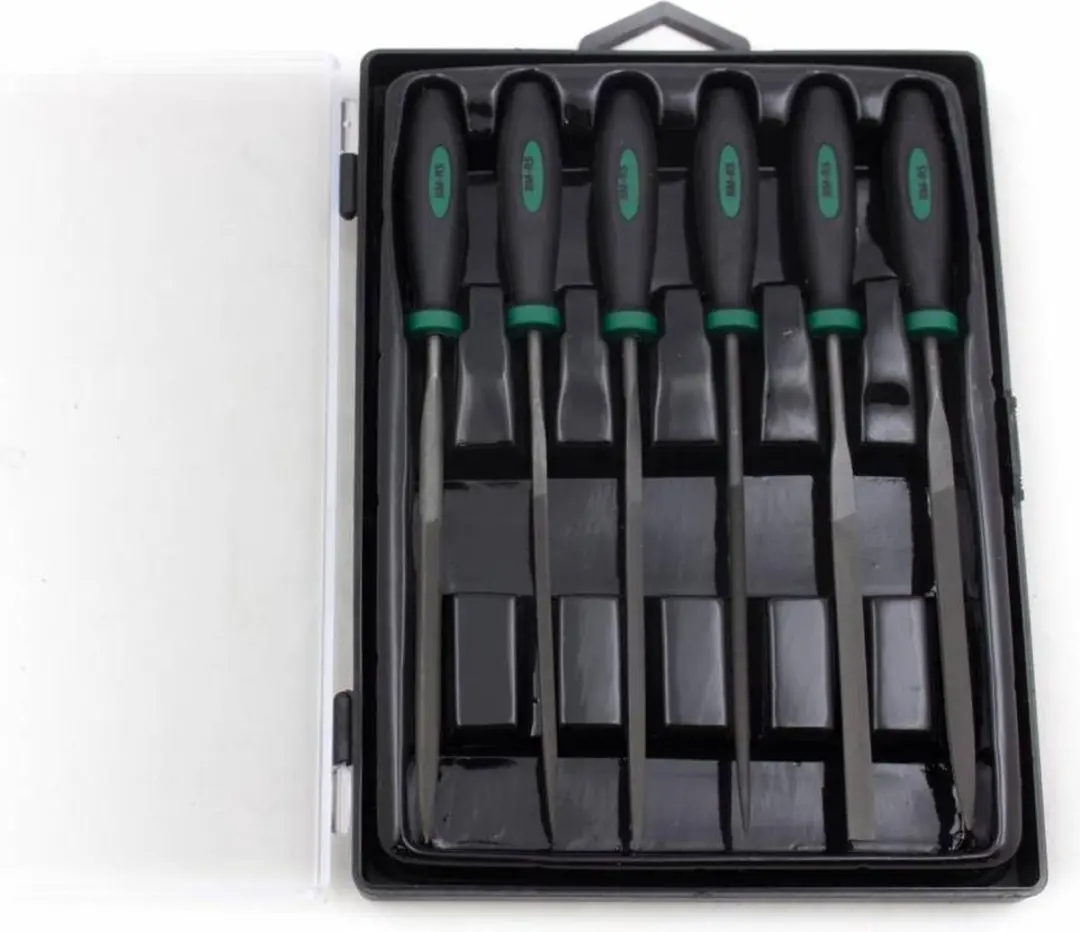 Brüder Mannesmann Sleutelvijlen Set 6 Stuks - Meerdere Kleuren