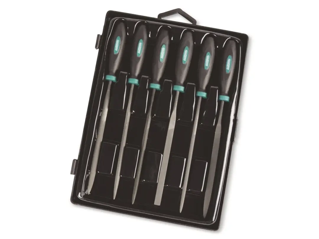 Brüder Mannesmann Sleutelvijlen Set 6 Stuks - Meerdere Kleuren