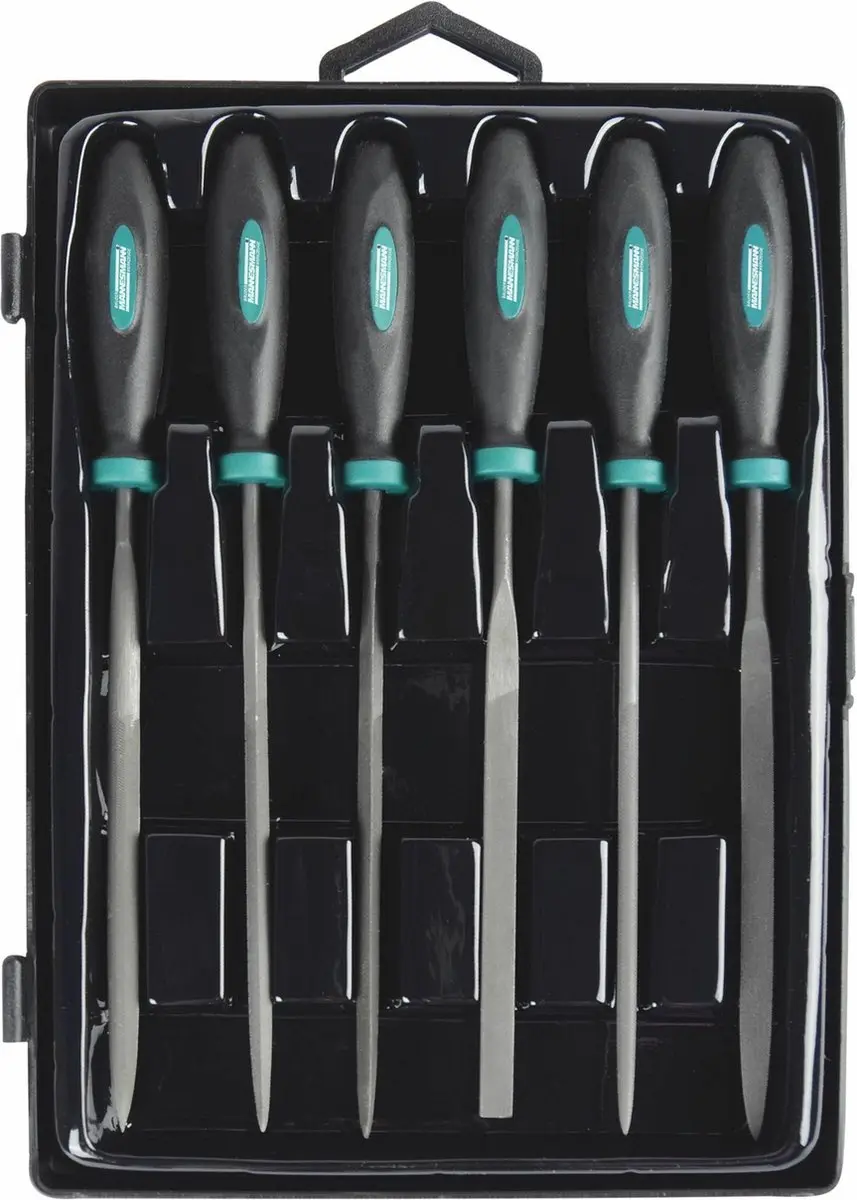 Brüder Mannesmann Sleutelvijlen Set 6 Stuks