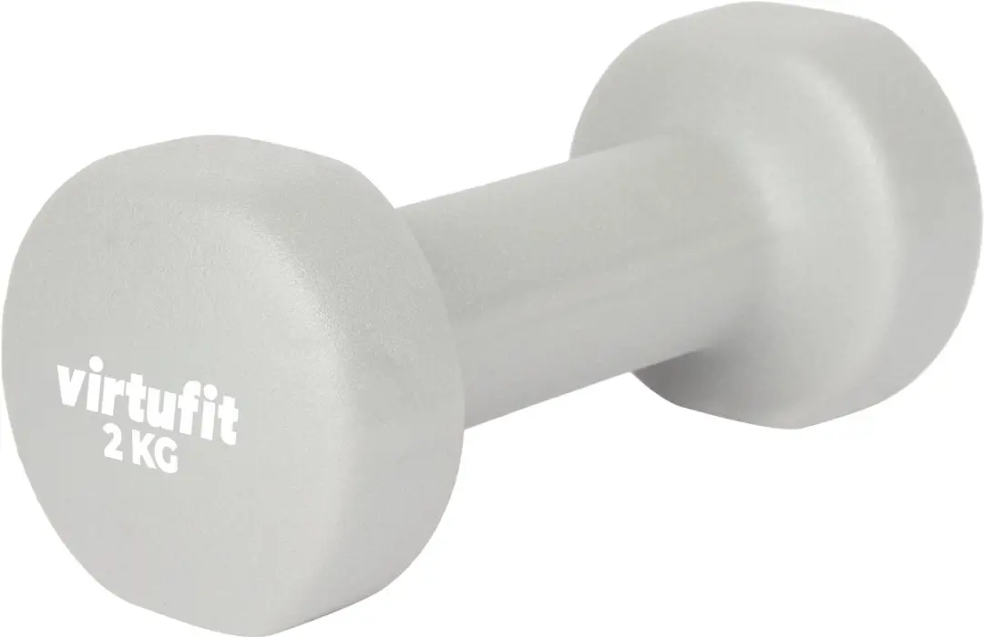 Virtufit Vinyl Dumbbell Pro Set 2x2kg - Grijs