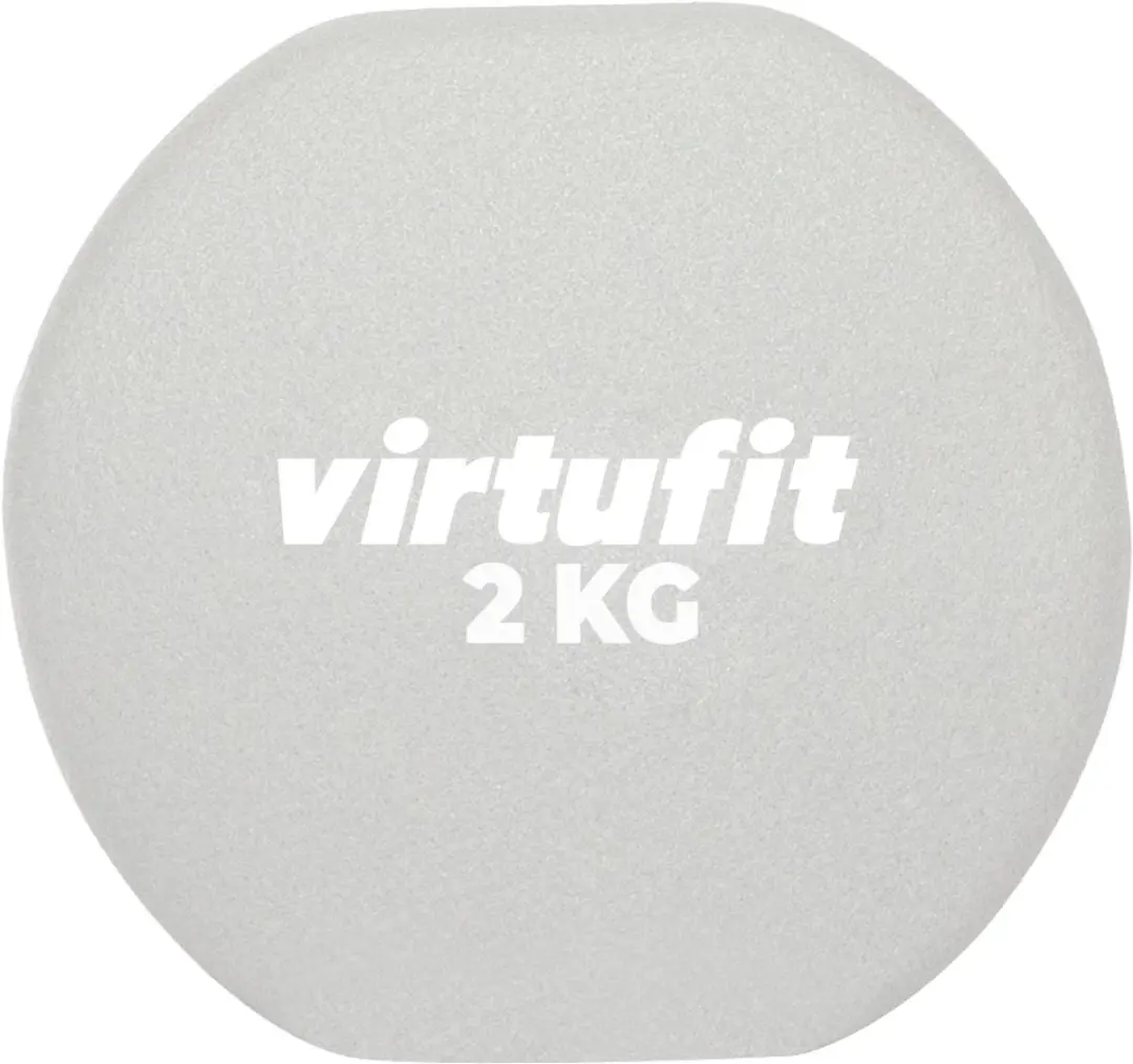 Virtufit Vinyl Dumbbell Pro Set 2x2kg - Grijs