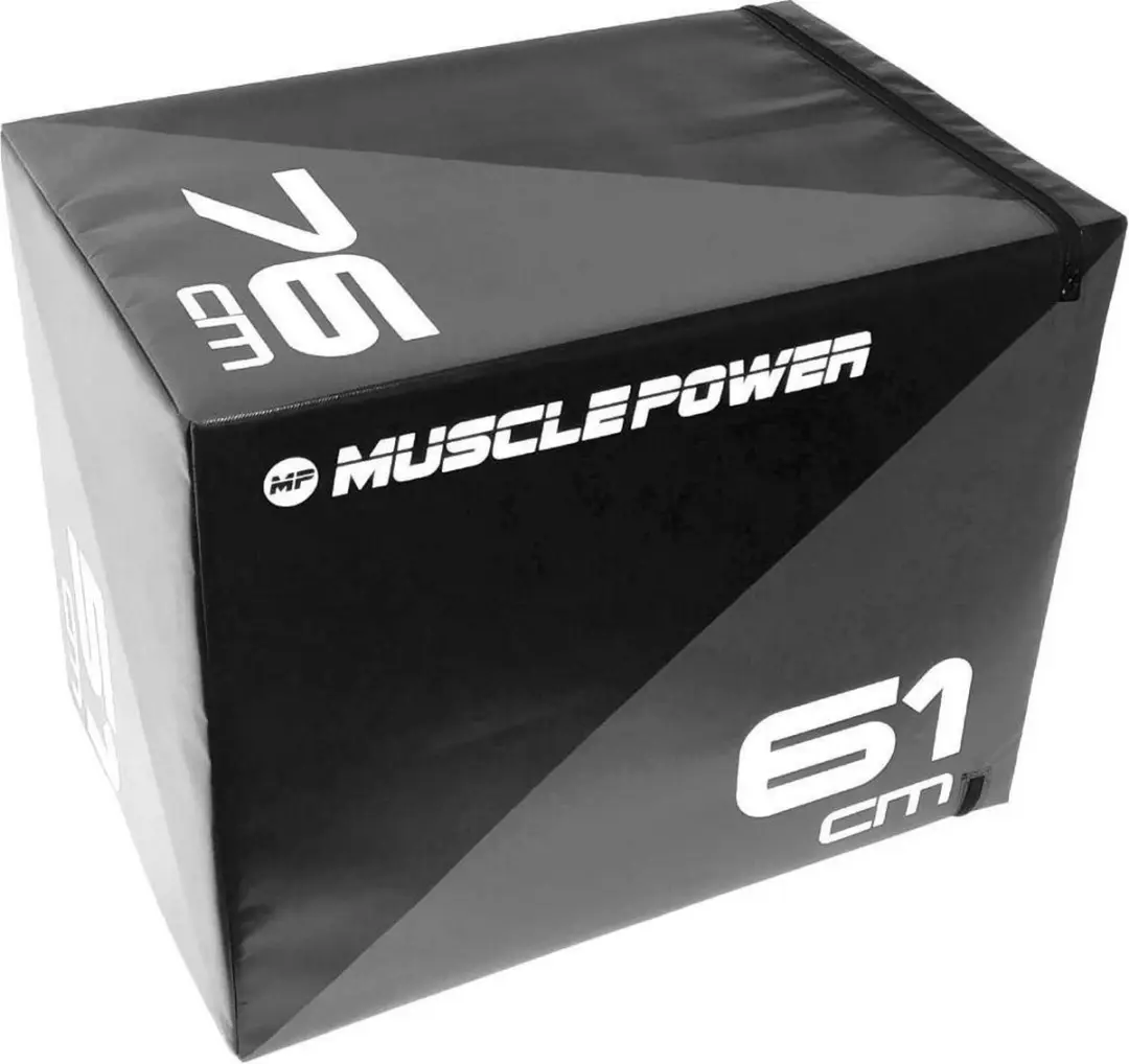 Muscle Power Soft Plyo Box 51x61x76cm - Zwart