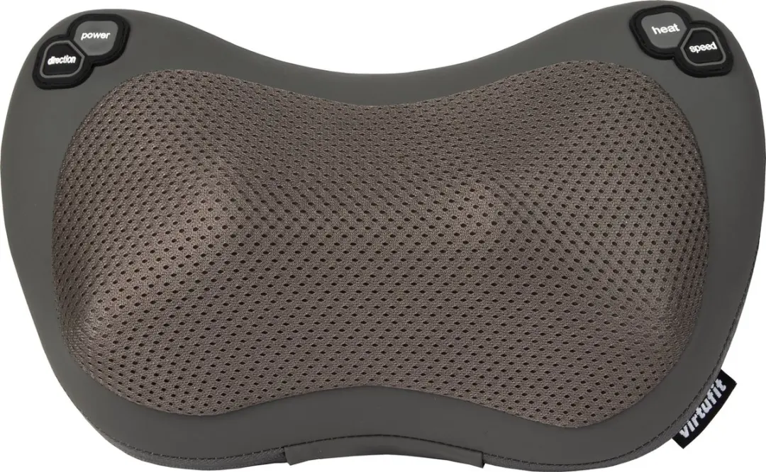 Virtufit Draadloos Massagekussen Pro VF11005 - Nek/Schouders - Warmtefunctie - Zwart