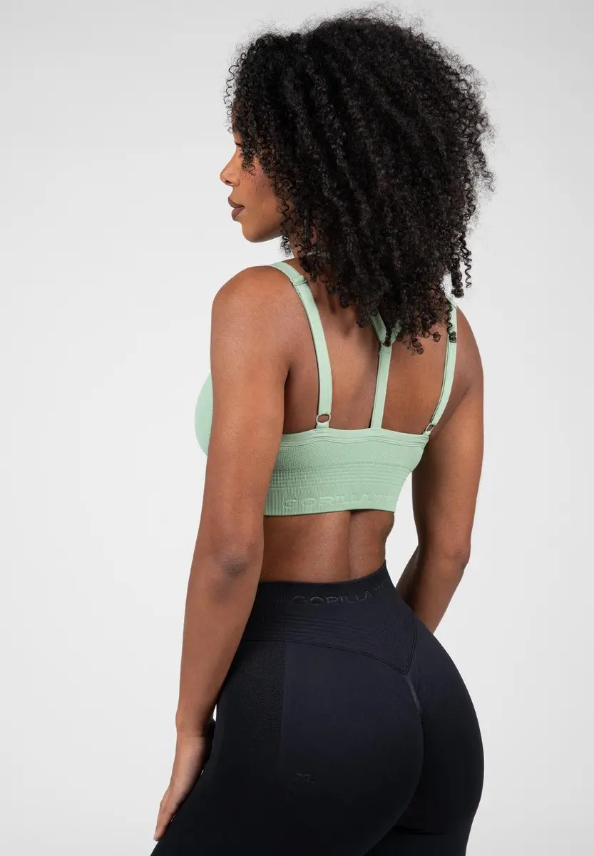 Gorilla Wear Whitney Seamless Sportbeha S/M - Groen