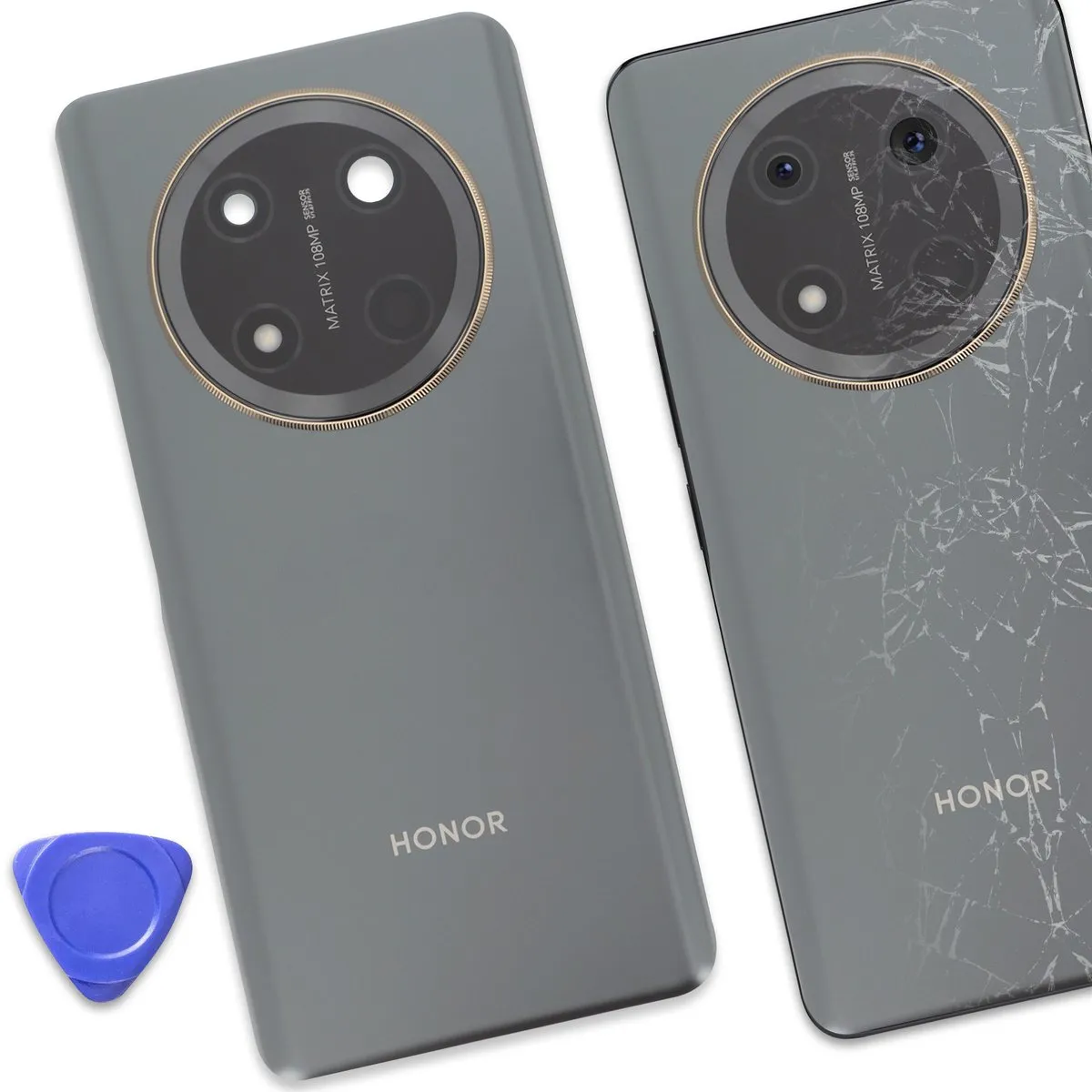 Honor Magic 7 Lite Batterijkap - Achterkant - Zwart