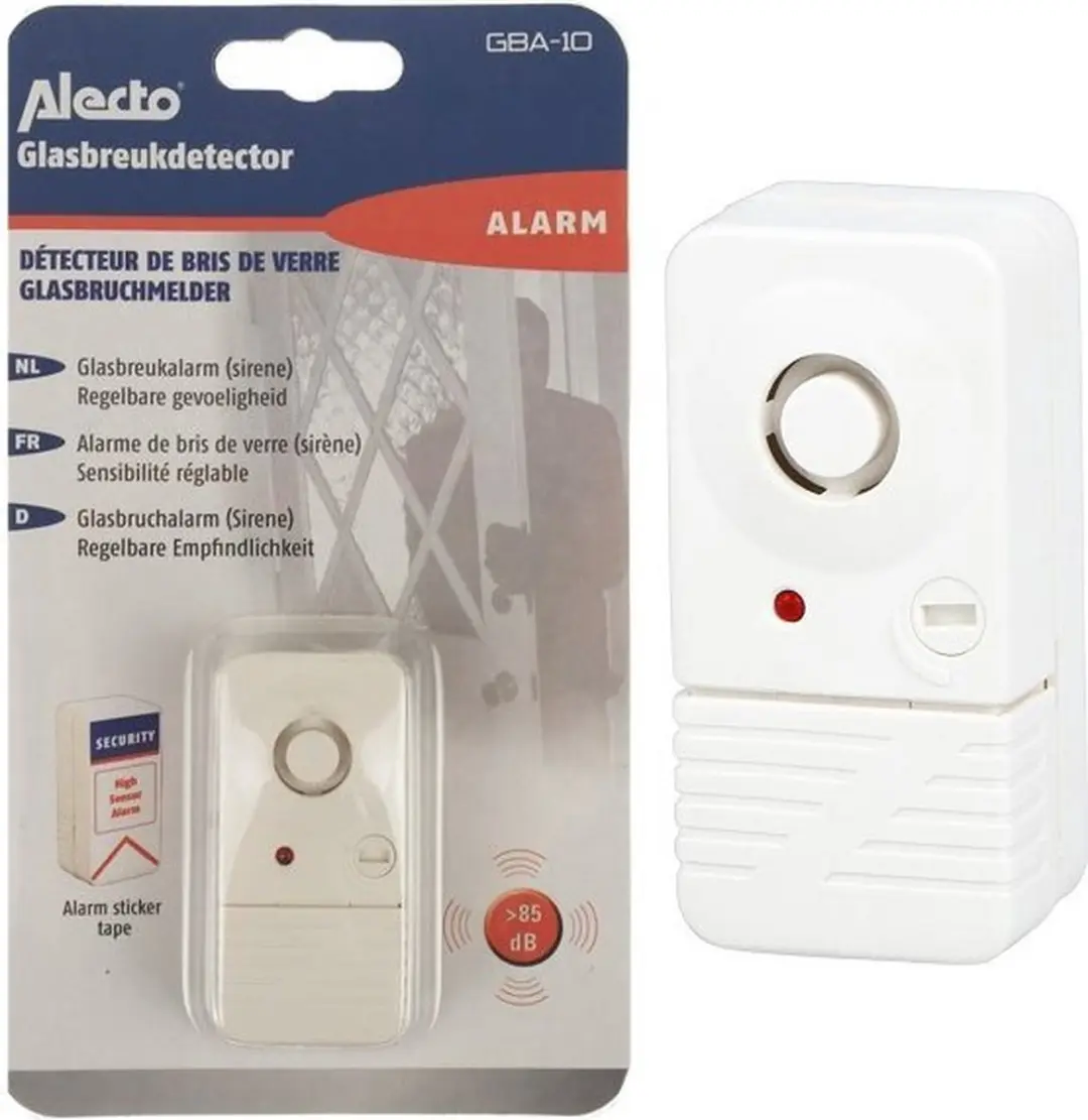 Alecto GBA-10 Glasbreuk Melder