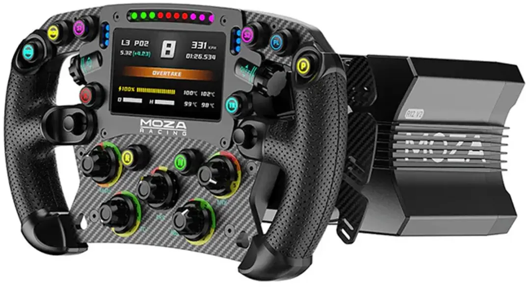 Moza Racing R12 V2 + FSR2 Formule Stuurwiel Bundle