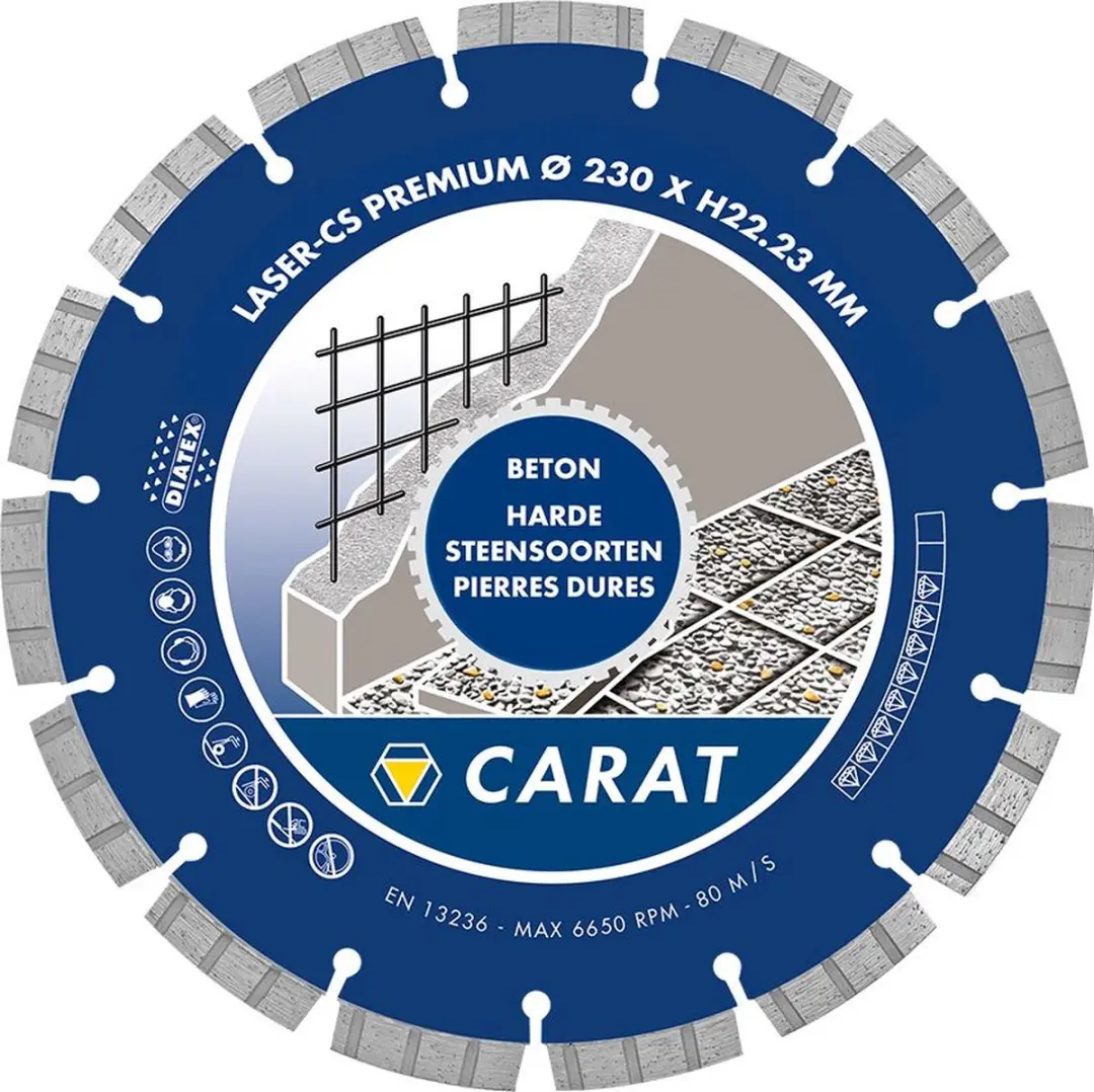 Carat Universele Diamant Doorslijpschijf 115mm