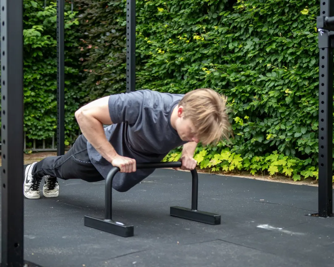 Muscle Power Parallettes Set - Zwart
